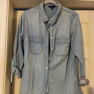 Womens Tommy Hilfiger Demin Shirt